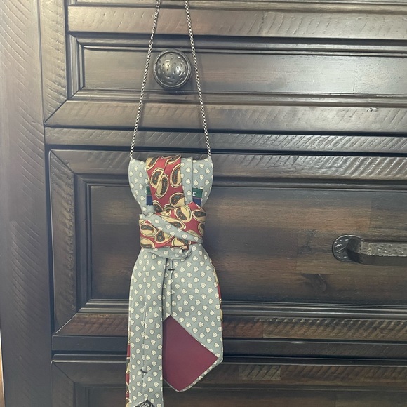 *NEW* Ladies Custom Neck-ties with Bow. Double patterns. Colors vary. $55 each - Picture 4 of 6